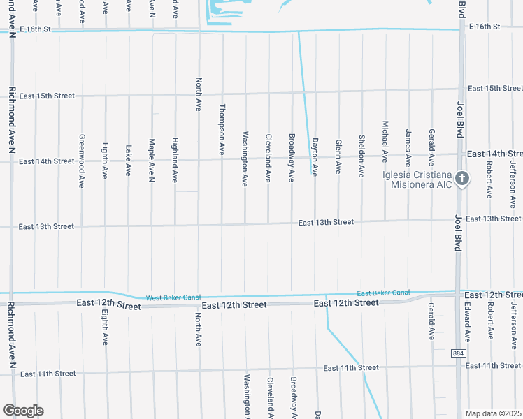 map of restaurants, bars, coffee shops, grocery stores, and more near 1309 Cleveland Avenue in Lehigh Acres