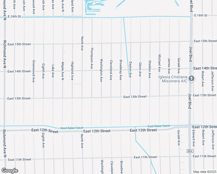map of restaurants, bars, coffee shops, grocery stores, and more near 1309 Cleveland Avenue in Lehigh Acres