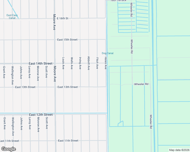 map of restaurants, bars, coffee shops, grocery stores, and more near 1306 Abbott Avenue in Lehigh Acres