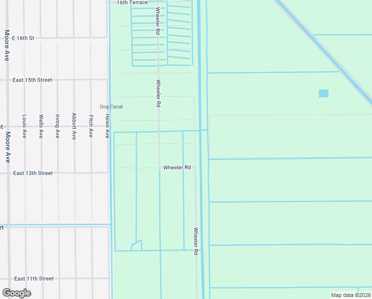 map of restaurants, bars, coffee shops, grocery stores, and more near 7537 13th Terrace in LaBelle