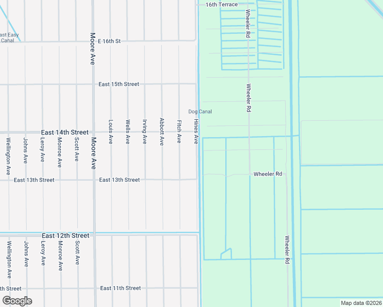 map of restaurants, bars, coffee shops, grocery stores, and more near 1316 Fitch Avenue in Lehigh Acres
