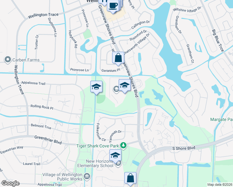 map of restaurants, bars, coffee shops, grocery stores, and more near in Wellington
