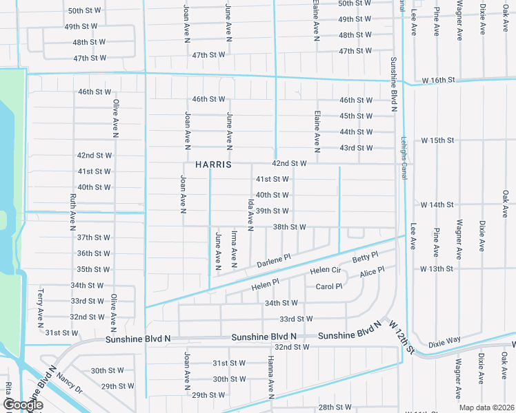 map of restaurants, bars, coffee shops, grocery stores, and more near 2716 39th Street West in Lehigh Acres