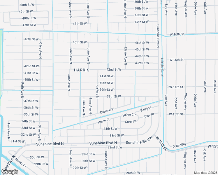 map of restaurants, bars, coffee shops, grocery stores, and more near 2706 39th Street West in Lehigh Acres