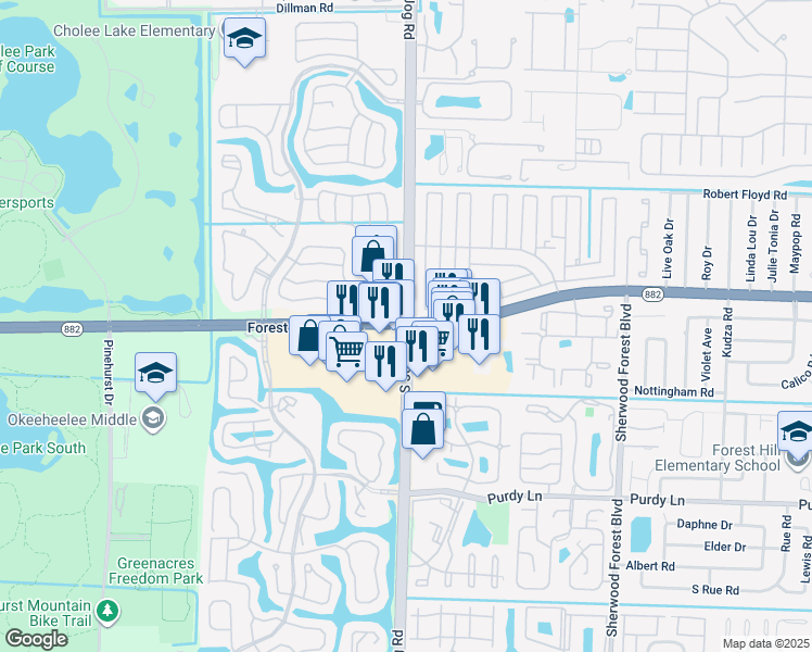 Forest Hill Blvd & Jog Rd, Greenacres FL Walk Score