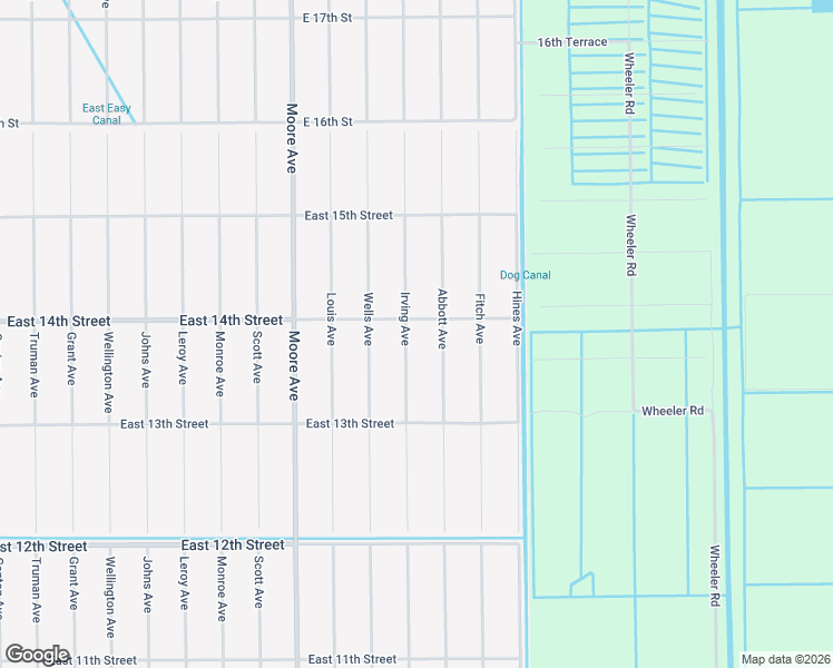 map of restaurants, bars, coffee shops, grocery stores, and more near 1316 Irving Avenue in Lehigh Acres