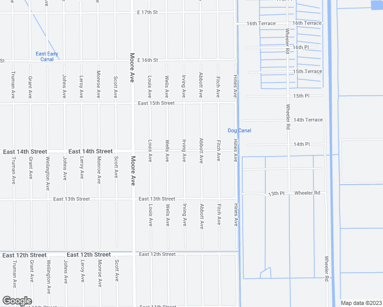 map of restaurants, bars, coffee shops, grocery stores, and more near 4302 East 14th Street in Lehigh Acres