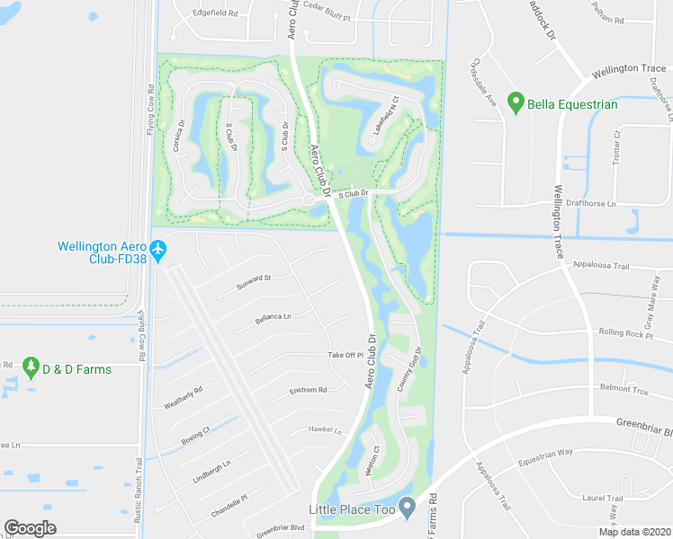 map of restaurants, bars, coffee shops, grocery stores, and more near 15355 Emmelman Road in Wellington