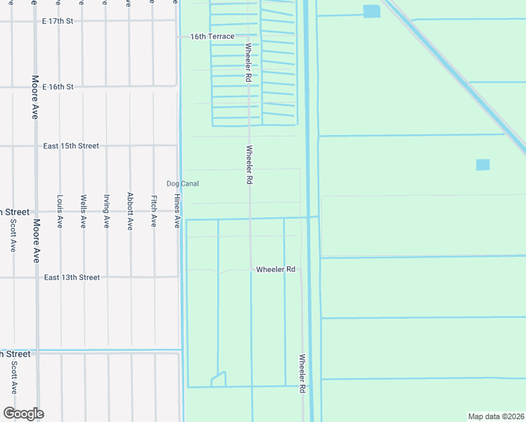 map of restaurants, bars, coffee shops, grocery stores, and more near 7655 14th Place in LaBelle