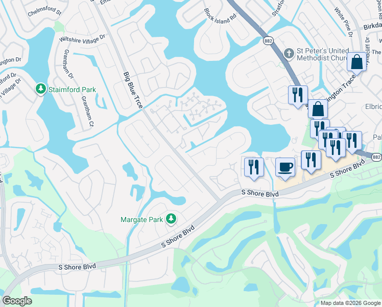 map of restaurants, bars, coffee shops, grocery stores, and more near 12701 Coral Breeze Drive in Wellington