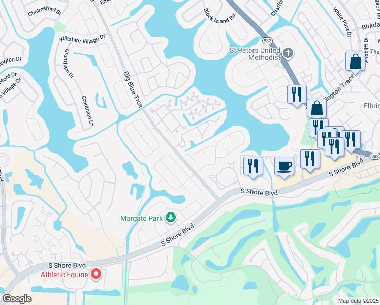 map of restaurants, bars, coffee shops, grocery stores, and more near 12701 Coral Breeze Dr in Wellington