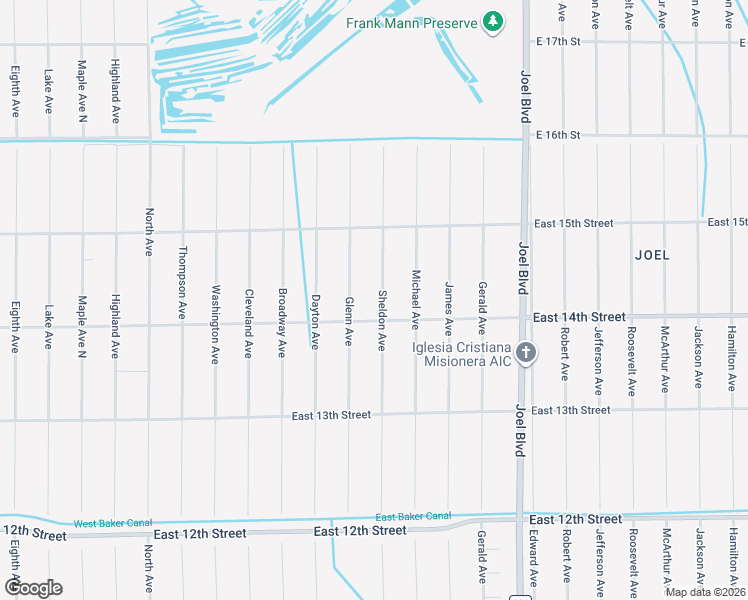 map of restaurants, bars, coffee shops, grocery stores, and more near 1405 Sheldon Avenue in Lehigh Acres