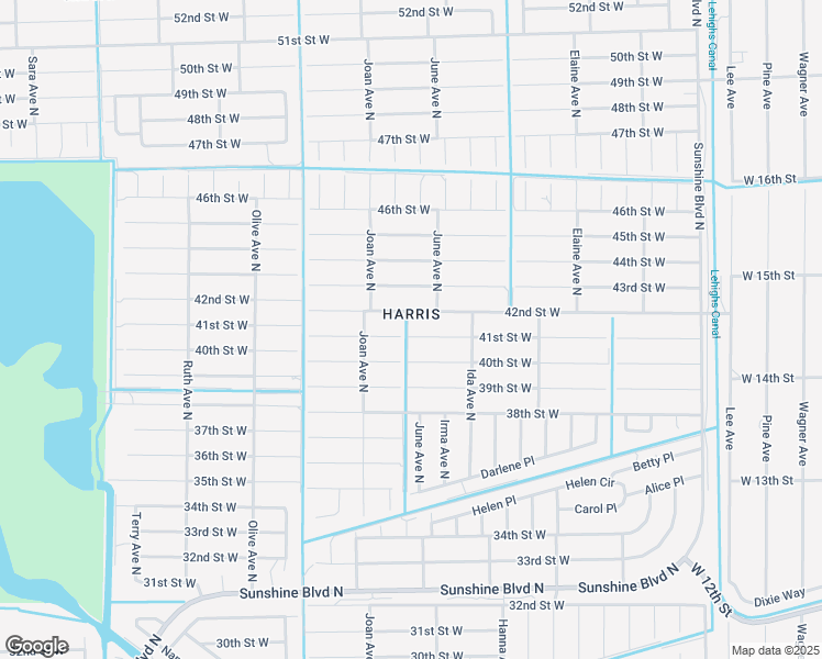 map of restaurants, bars, coffee shops, grocery stores, and more near 2818 41st Street West in Lehigh Acres