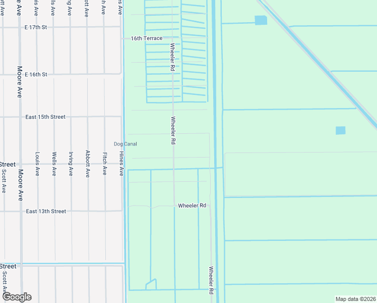 map of restaurants, bars, coffee shops, grocery stores, and more near 7655 14th Place in LaBelle