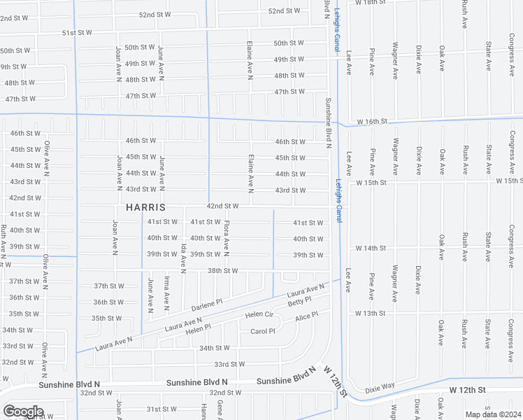map of restaurants, bars, coffee shops, grocery stores, and more near 2615 42nd Street West in Lehigh Acres