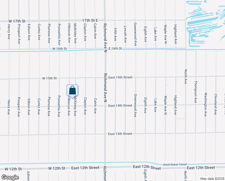 map of restaurants, bars, coffee shops, grocery stores, and more near 1416 Fifth Avenue in Lehigh Acres