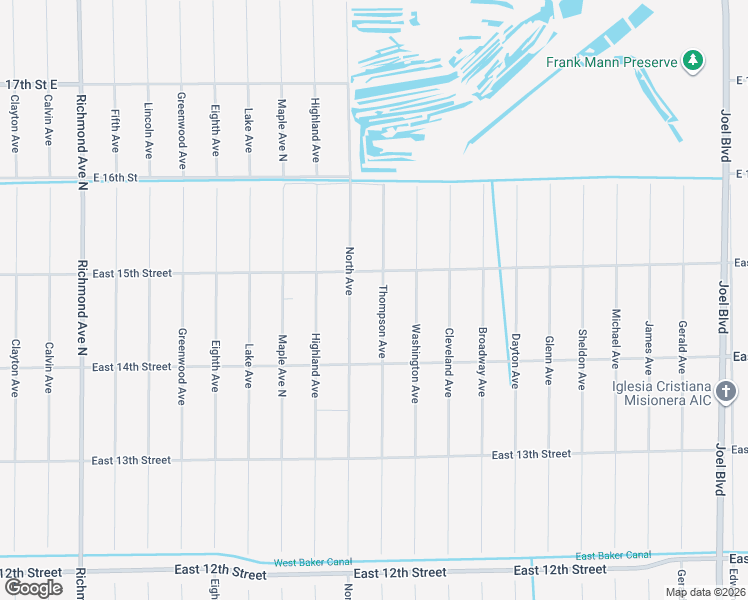 map of restaurants, bars, coffee shops, grocery stores, and more near 1416 North Avenue in Lehigh Acres