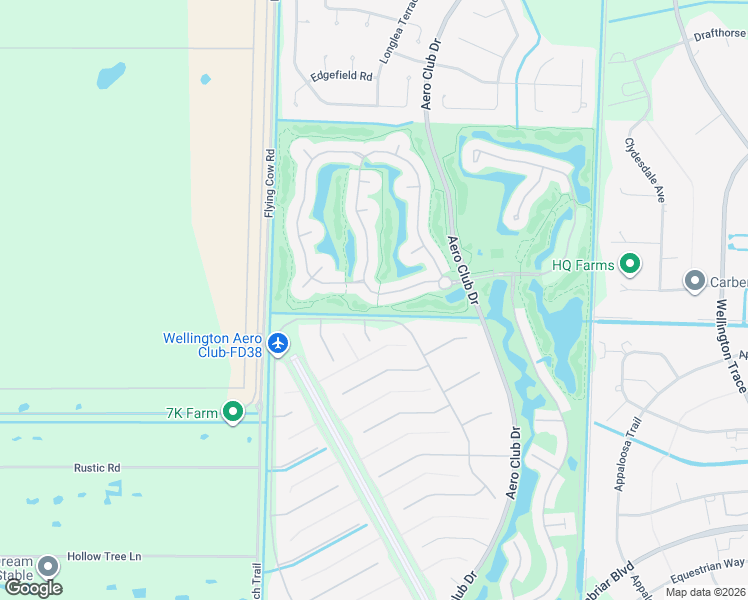 map of restaurants, bars, coffee shops, grocery stores, and more near 1916 S Club Dr in Wellington