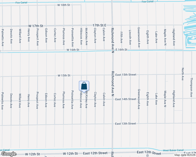 map of restaurants, bars, coffee shops, grocery stores, and more near 1417 Clayton Avenue in Lehigh Acres