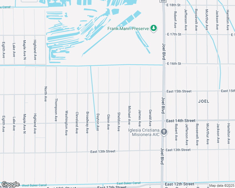 map of restaurants, bars, coffee shops, grocery stores, and more near 1503 Sheldon Avenue in Lehigh Acres