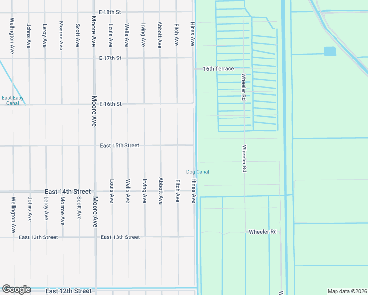 map of restaurants, bars, coffee shops, grocery stores, and more near 4502 East 15th Street in Lehigh Acres