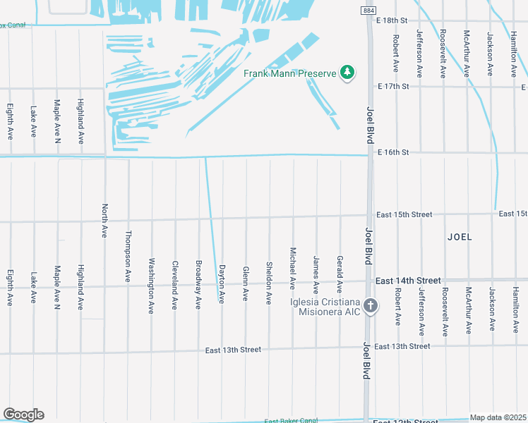 map of restaurants, bars, coffee shops, grocery stores, and more near 1503 Sheldon Avenue in Lehigh Acres