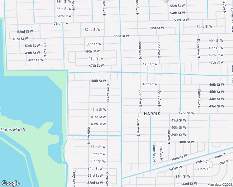 map of restaurants, bars, coffee shops, grocery stores, and more near 3104 44th Street West in Lehigh Acres