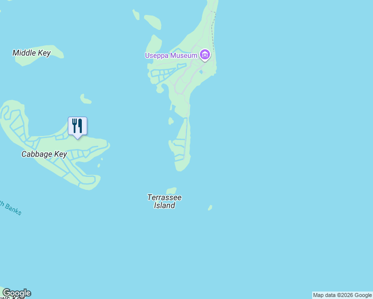 map of restaurants, bars, coffee shops, grocery stores, and more near 405 Useppa Isle in Captiva