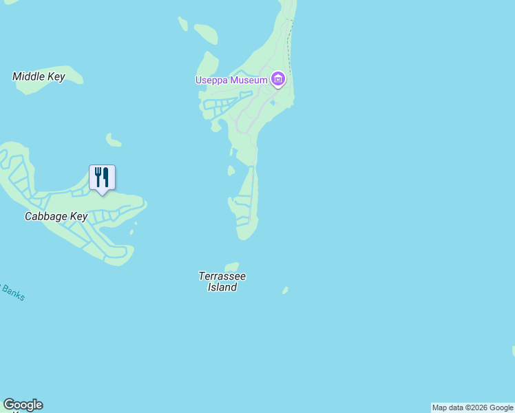 map of restaurants, bars, coffee shops, grocery stores, and more near 405 Useppa Isle in Captiva