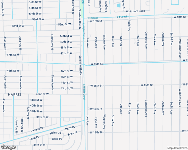 map of restaurants, bars, coffee shops, grocery stores, and more near 1514 Lee Avenue in Lehigh Acres