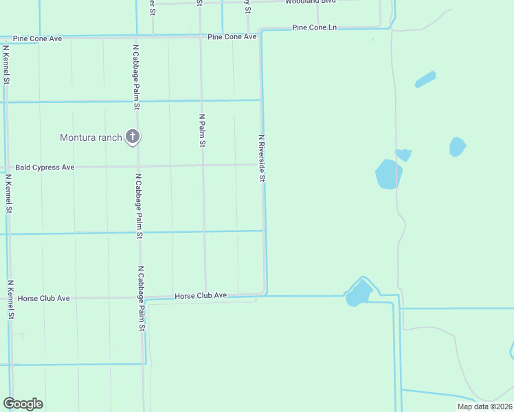 map of restaurants, bars, coffee shops, grocery stores, and more near 640 North Riverside Street in Clewiston