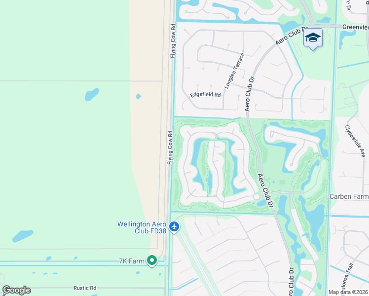 map of restaurants, bars, coffee shops, grocery stores, and more near 1731 Corsica Drive in Wellington