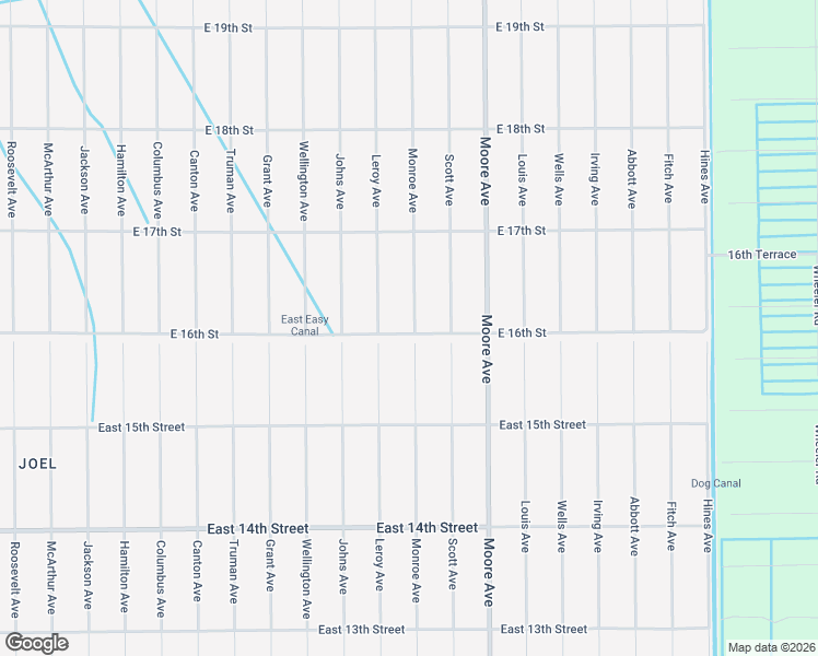 map of restaurants, bars, coffee shops, grocery stores, and more near 1518 Monroe Avenue in Lehigh Acres