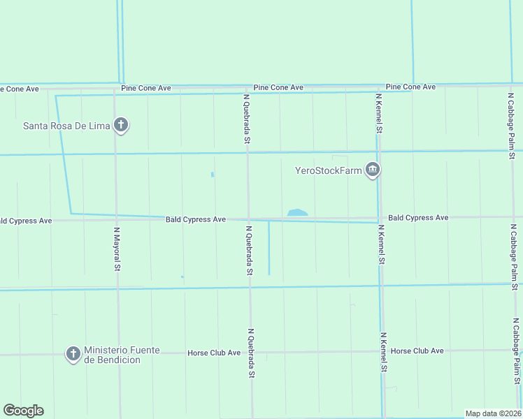 map of restaurants, bars, coffee shops, grocery stores, and more near 720 North Romero Street in Clewiston