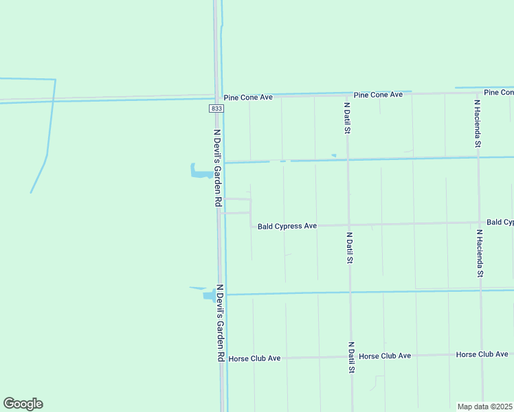 map of restaurants, bars, coffee shops, grocery stores, and more near 725 North Arboleda Street in Clewiston