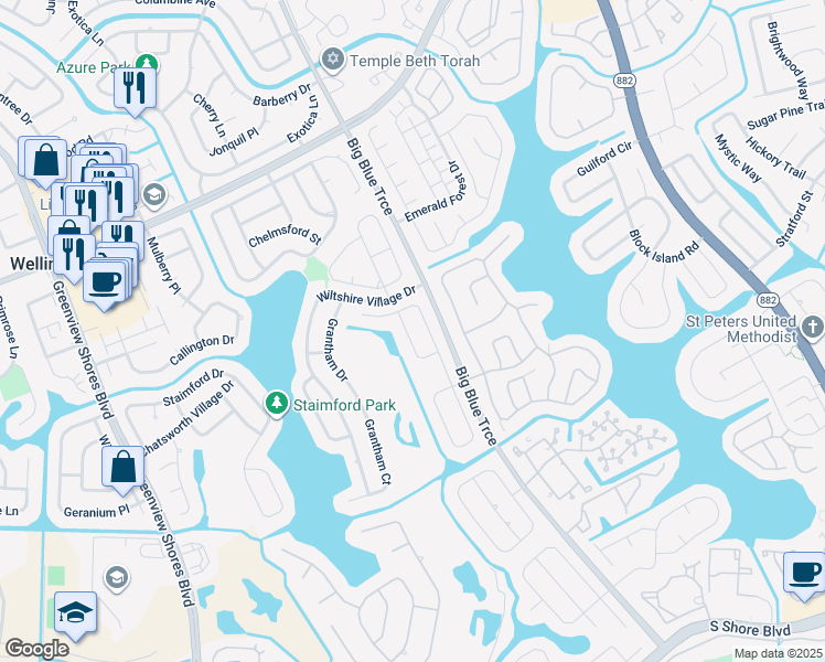 map of restaurants, bars, coffee shops, grocery stores, and more near 1508 Goodwood Terrace in Wellington