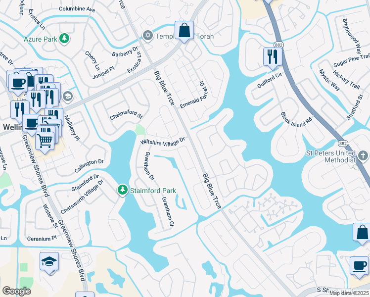 map of restaurants, bars, coffee shops, grocery stores, and more near 1508 Goodwood Terrace in Wellington