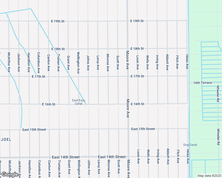 map of restaurants, bars, coffee shops, grocery stores, and more near 1616 Monroe Avenue in Lehigh Acres