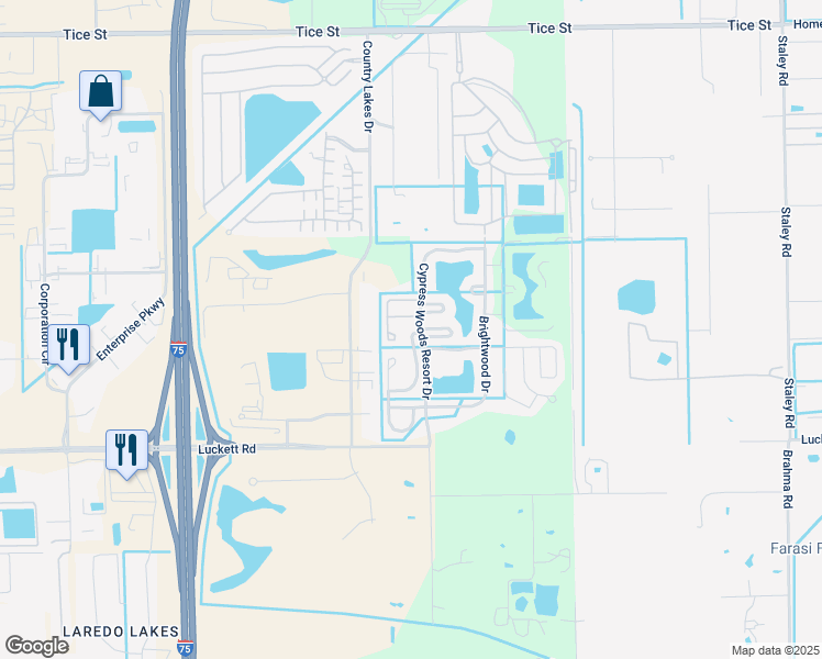 map of restaurants, bars, coffee shops, grocery stores, and more near 10081 Stonewood Drive in Fort Myers