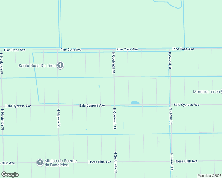 map of restaurants, bars, coffee shops, grocery stores, and more near 740 North Quebrada Street in Clewiston