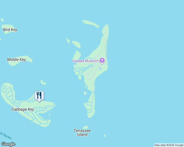 map of restaurants, bars, coffee shops, grocery stores, and more near 28 Useppa III Isle in Captiva