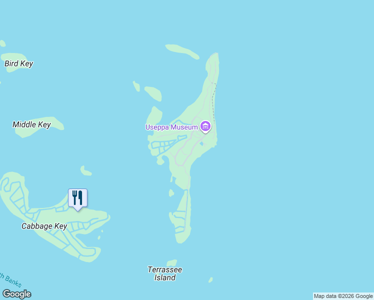map of restaurants, bars, coffee shops, grocery stores, and more near 28 Useppa III Isle in Captiva