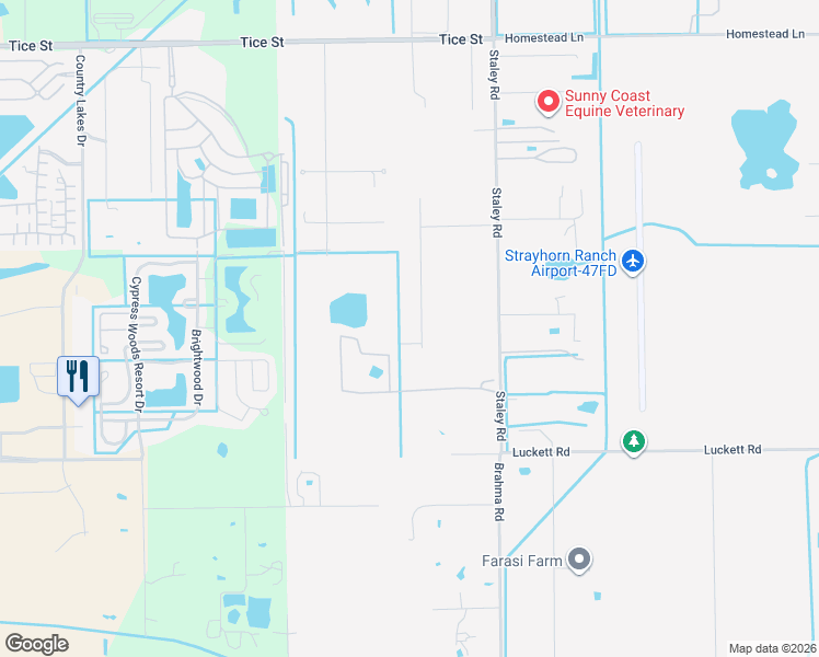 map of restaurants, bars, coffee shops, grocery stores, and more near 5720 Carter Road in Fort Myers