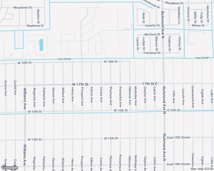map of restaurants, bars, coffee shops, grocery stores, and more near 1618 Cortez Avenue in Lehigh Acres