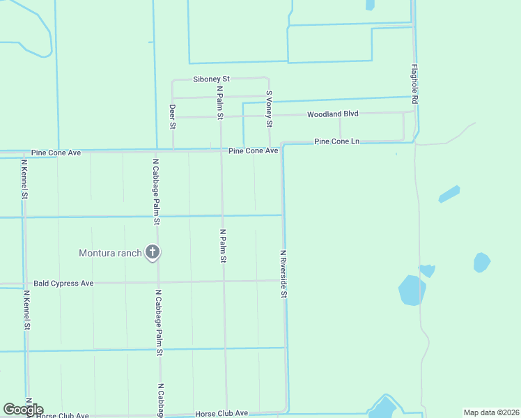 map of restaurants, bars, coffee shops, grocery stores, and more near 815 North Willow Street in Clewiston