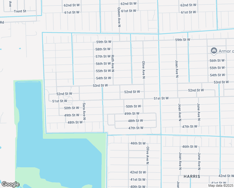 map of restaurants, bars, coffee shops, grocery stores, and more near 3303 52nd Street West in Lehigh Acres
