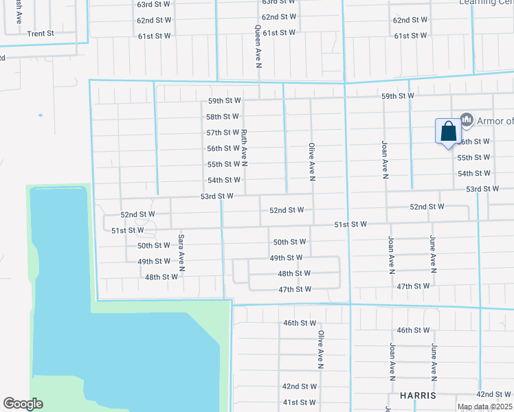 map of restaurants, bars, coffee shops, grocery stores, and more near 3304 53rd Street West in Lehigh Acres
