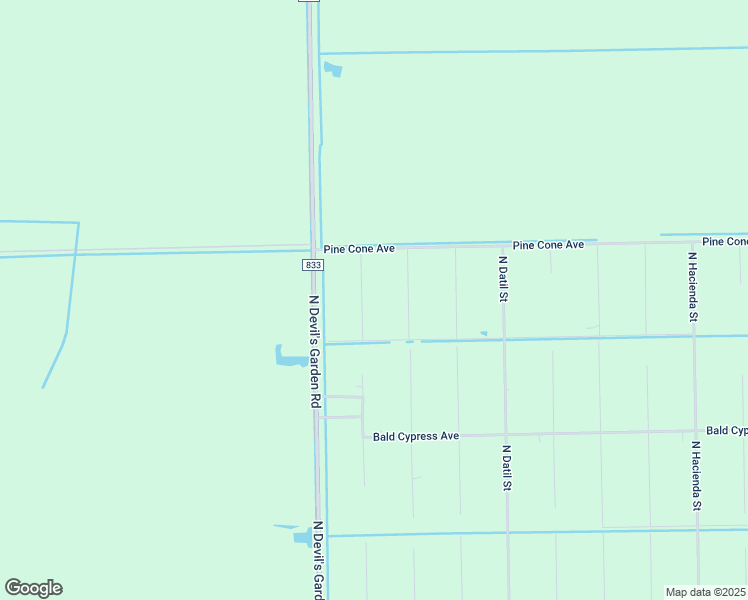 map of restaurants, bars, coffee shops, grocery stores, and more near 855 North Arboleda Street in Clewiston