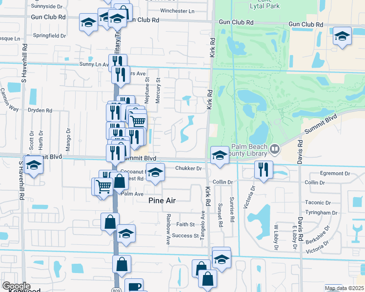 map of restaurants, bars, coffee shops, grocery stores, and more near 915 Cotton Bay Drive East in Glen Ridge