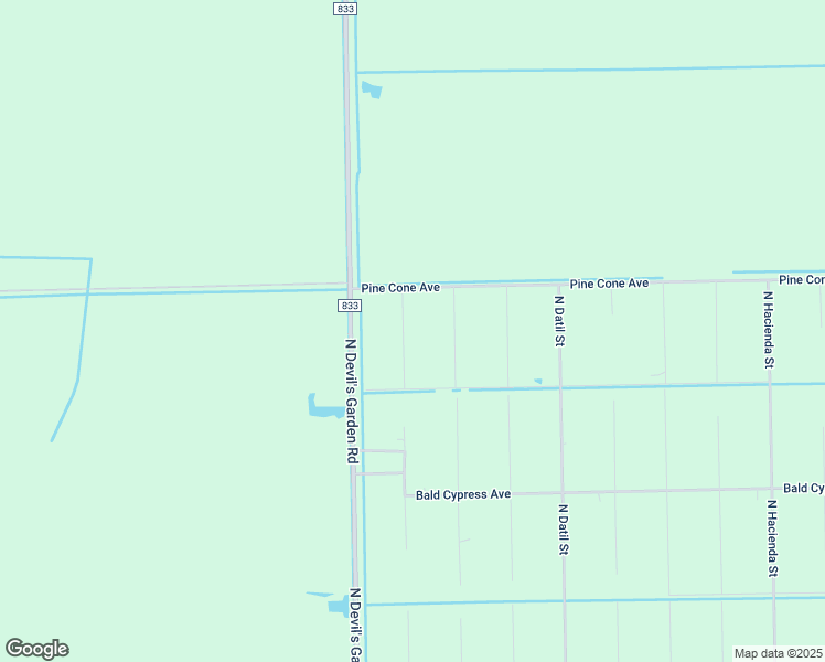 map of restaurants, bars, coffee shops, grocery stores, and more near 855 North Arboleda Street in Clewiston